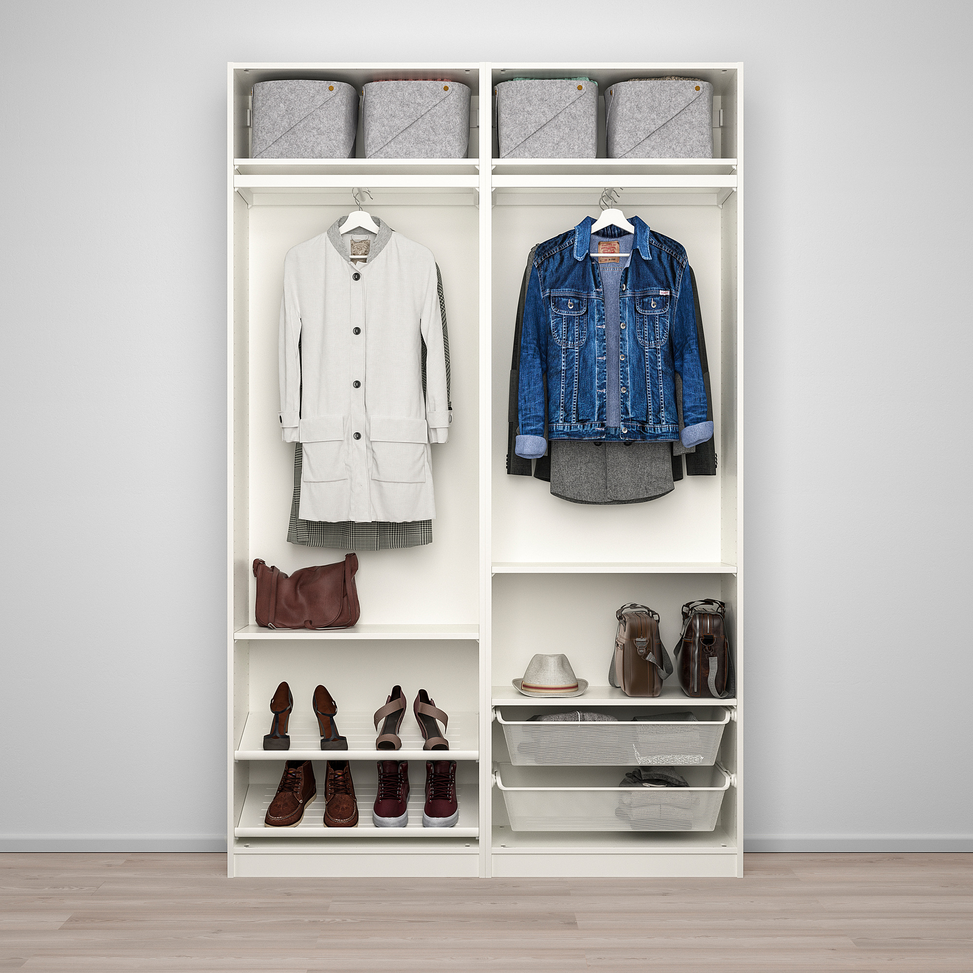 onderbreken hoeveelheid verkoop ga zo door PAX/AULI - wardrobe combination, white/mirror glass | IKEA Hong Kong and  Macau