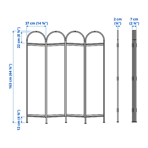 GRÅFJÄLLET room divider