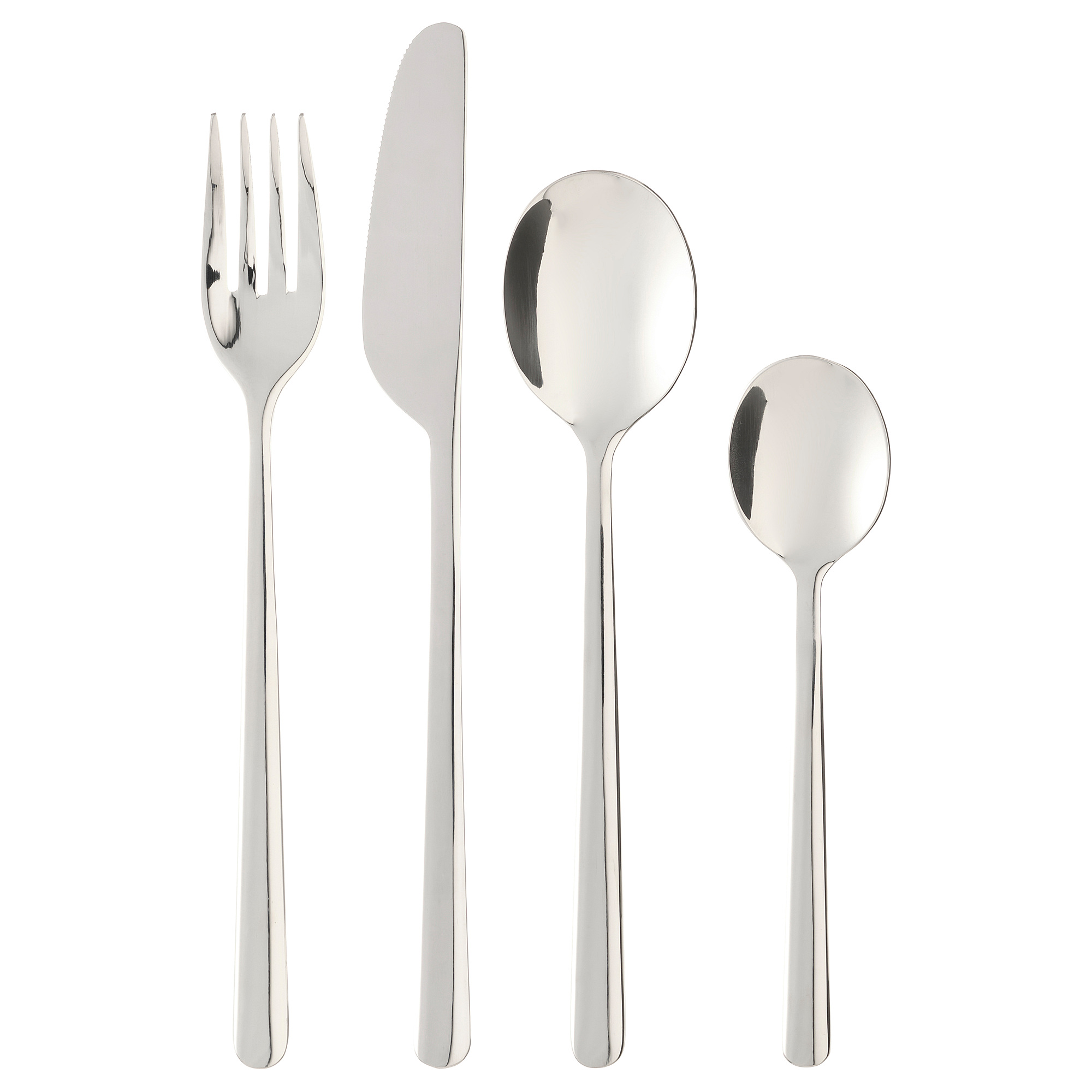 LÖFTESRIK - 24-piece cutlery set, stainless steel | IKEA Hong Kong 