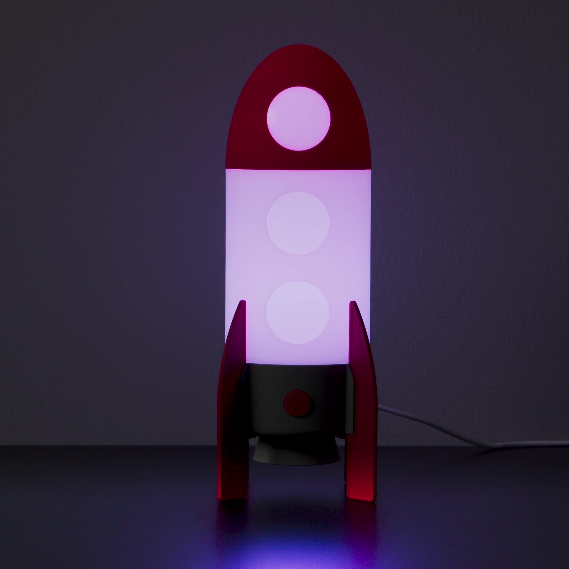 AFTONSPARV - LED座檯燈, 火箭/彩色| IKEA 香港及澳門