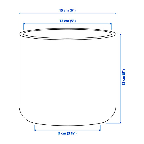 BUSKKAPRIFOL plant pot