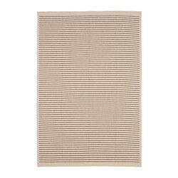 STARREKLINTE - rug, flatwoven, natural/black, 155x220 cm | IKEA