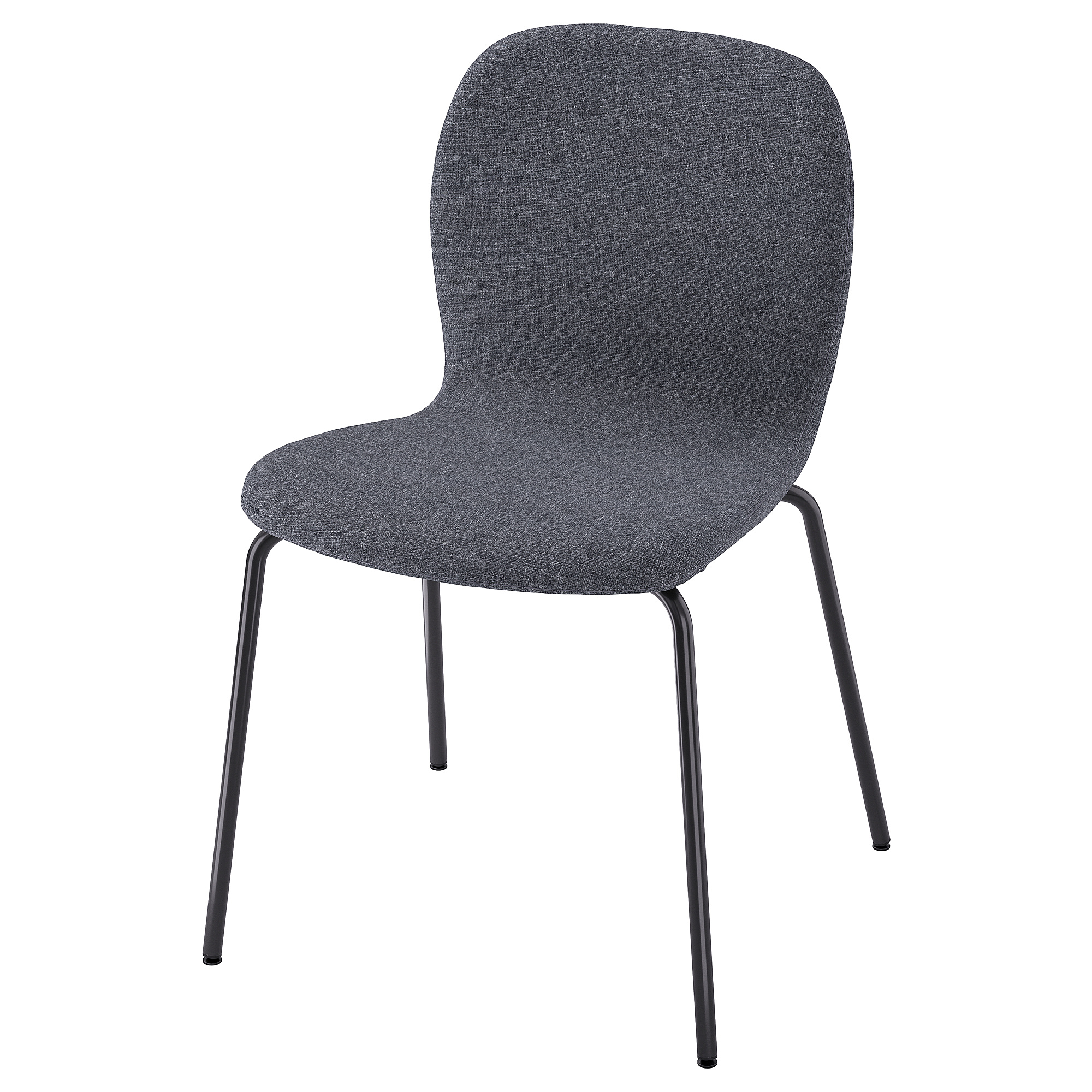 KARLPETTER - 椅子, Gunnared 暗灰色/Sefast 黑色| IKEA 香港及澳門