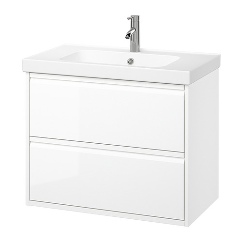 ORRSJÖN/ÄNGSJÖN wash-stnd w drawers/wash-basin/tap