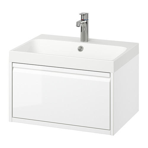 BACKSJÖN/ÄNGSJÖN wash-stnd w drawer/wash-basin/tap
