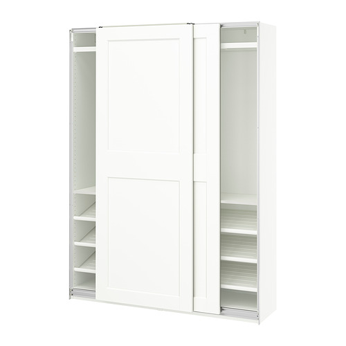 PAX/GRIMO wardrobe with sliding doors