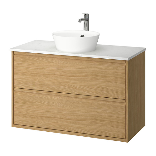 KATTEVIK/ÄNGSJÖN wash-stnd w drawers/wash-basin/tap