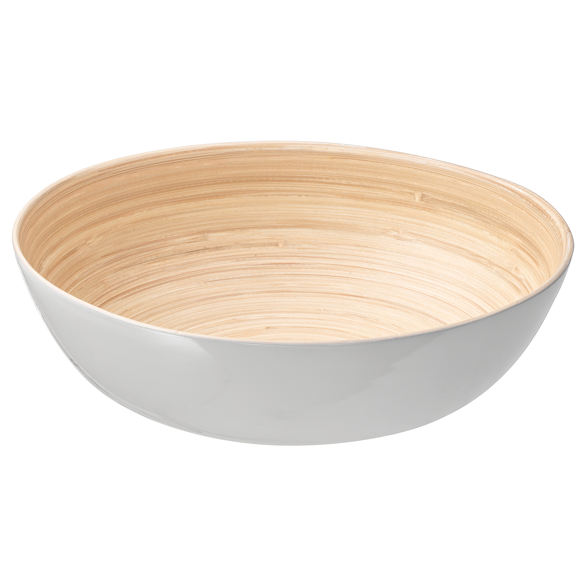 Garantie vriendelijke groet voor het geval dat RUNDLIG - serving bowl, bamboo/white, 30cm | IKEA Hong Kong and Macau