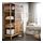 NORDKISA - open wardrobe with sliding door, bamboo, 120x186 cm | IKEA ...