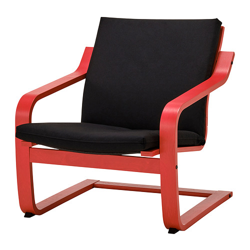 POÄNG low-back armchair