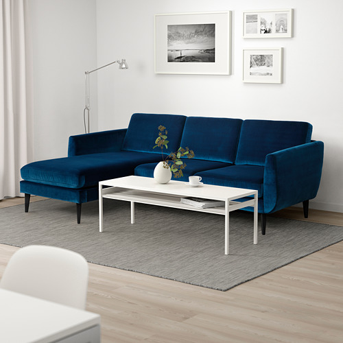 SMEDSTORP 3-seat sofa with chaise longue