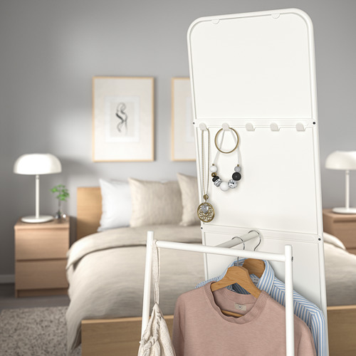 KNAPPER - 全身鏡, 白色, 48x160 厘米| IKEA 香港及澳門