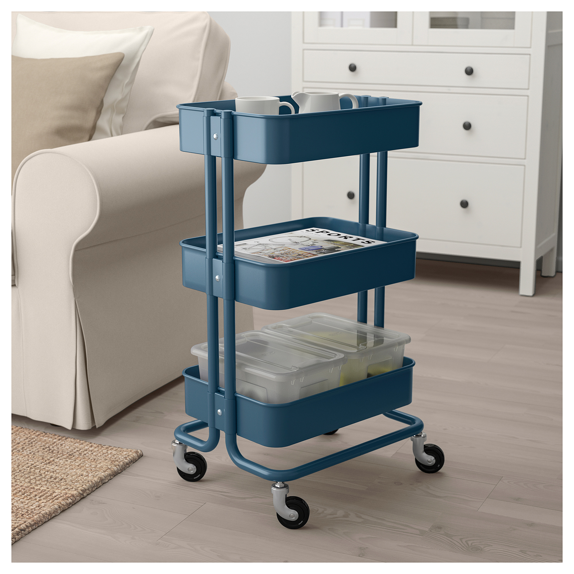 R SKOG trolley  dark blue IKEA  Hong Kong