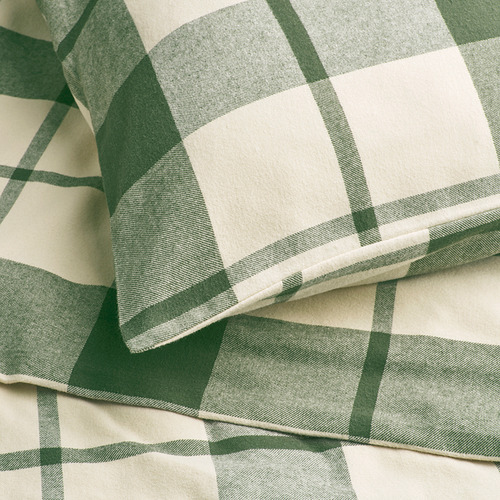 BESKSÖTEMAL duvet cover and 2 pillowcases