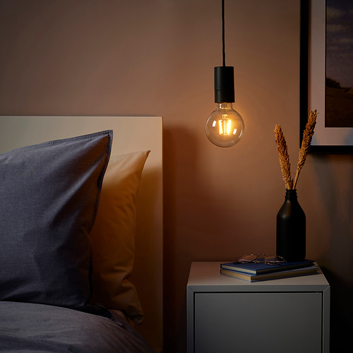 LUNNOM/SUNNEBY pendant lamp with light bulb