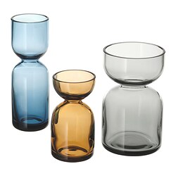 DAKSJUS - 花瓶，3件套裝, 多種顏色| IKEA 香港及澳門
