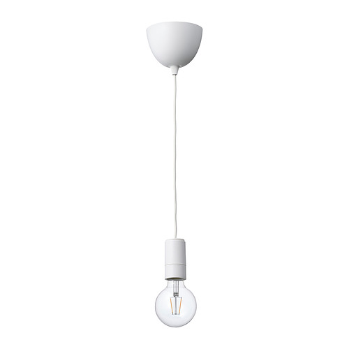 LUNNOM/SUNNEBY pendant lamp with light bulb