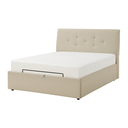 IDANÄS upholstered ottoman bed