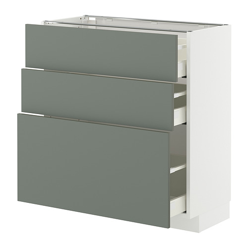 METOD/MAXIMERA base cabinet with 3 drawers