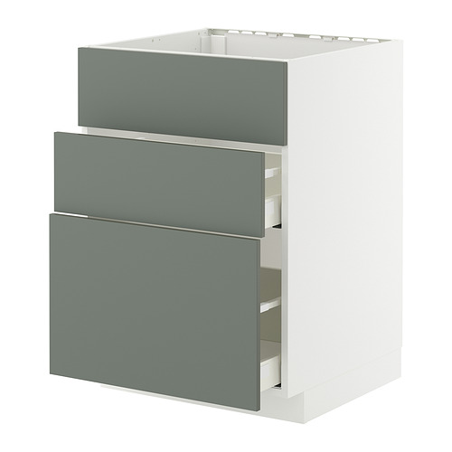 METOD/MAXIMERA base cab f sink+3 fronts/2 drawers