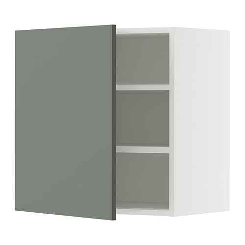 METOD wall cabinet with shelves