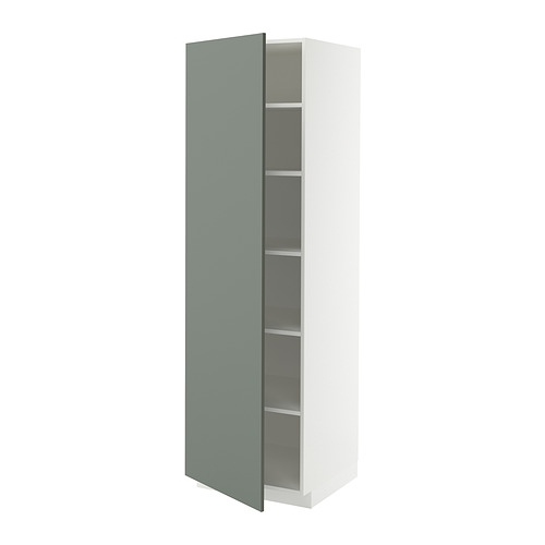 METOD high cabinet with shelves