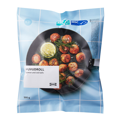 Huvudroll Salmon And Cod Balls Asc Certified Msc Certified Frozen