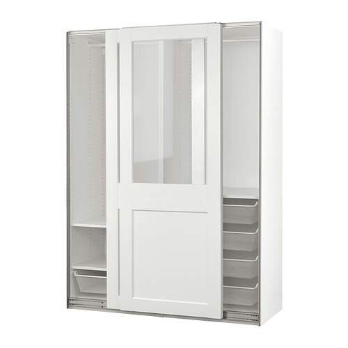 PAX/GRIMO wardrobe with sliding doors