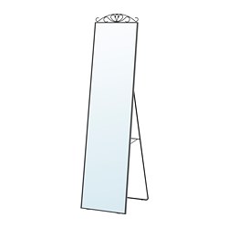 KARMSUND - 全身鏡, 黑色, 40x167 厘米| IKEA 香港及澳門