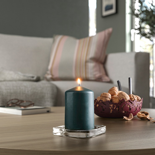 LÄTTNAD unscented pillar candle