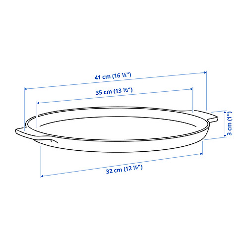 GRILLTIDER pizza pan