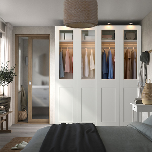 PAX/GRIMO wardrobe with sliding doors