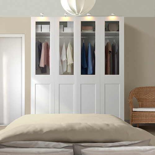 PAX/GRIMO wardrobe with sliding doors