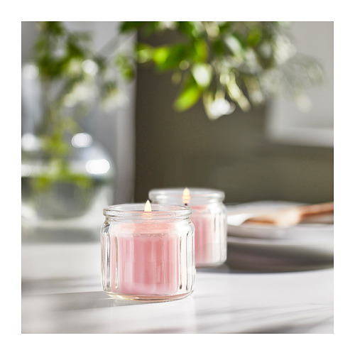 LUGNARE scented candle in glass