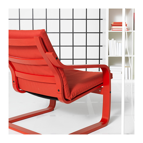 POÄNG low-back armchair