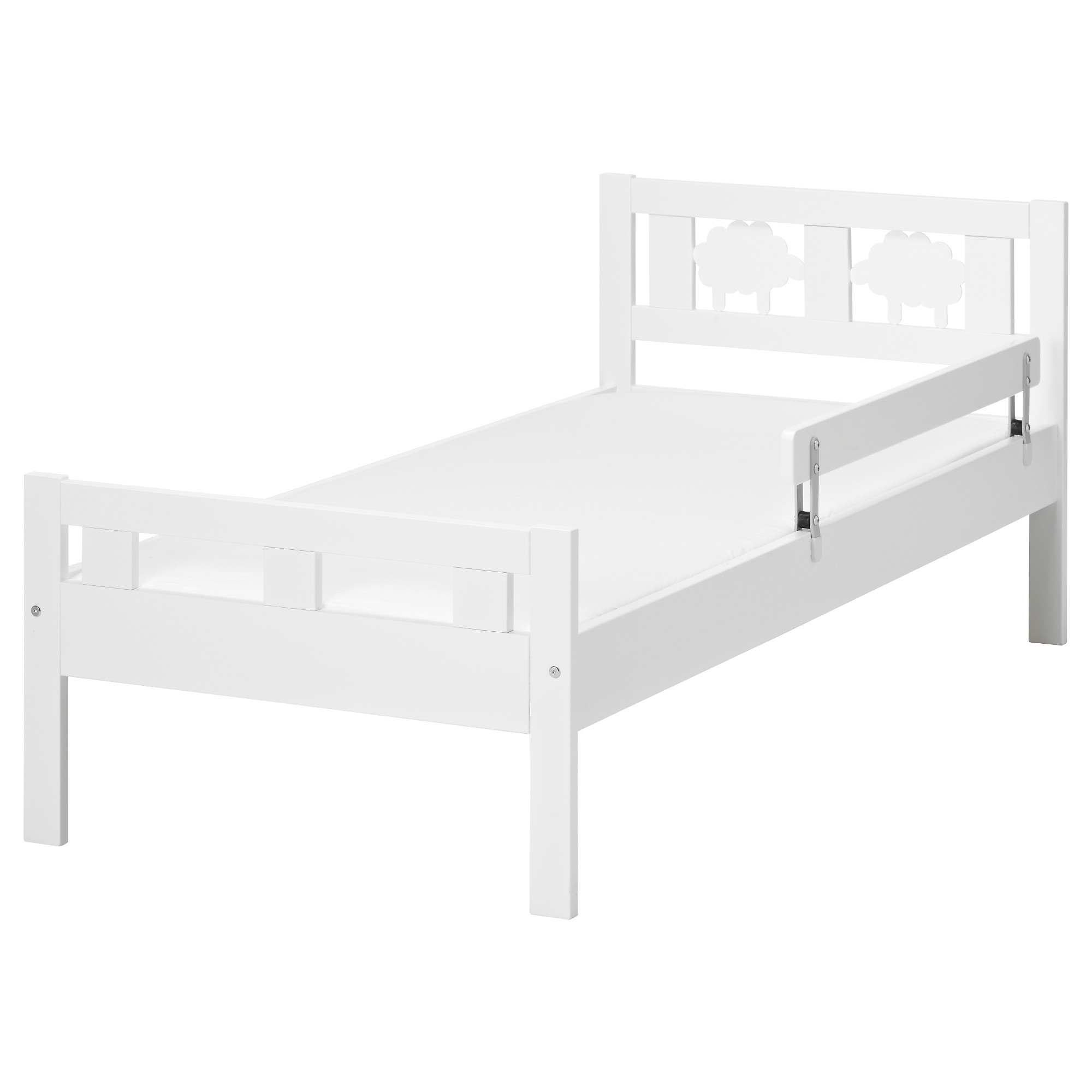 Salie Liever Erfgenaam KRITTER - bed frame and guard rail, white | IKEA Hong Kong and Macau