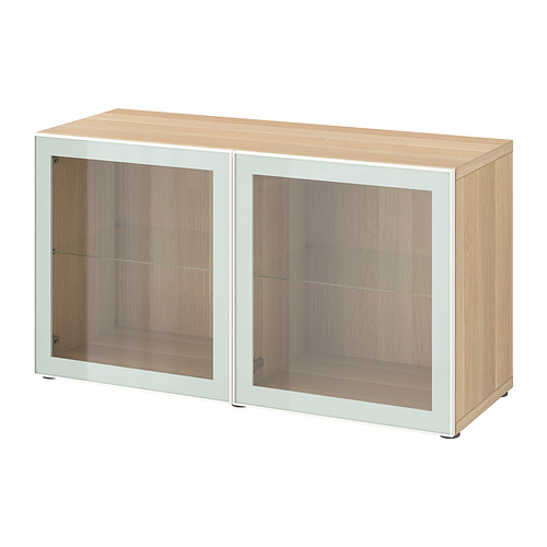 BESTÅ shelf unit with glass doors
