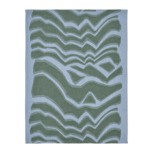 BASTUA - bench towel, blue/green, 45x60 cm | IKEA Hong Kong and Macau