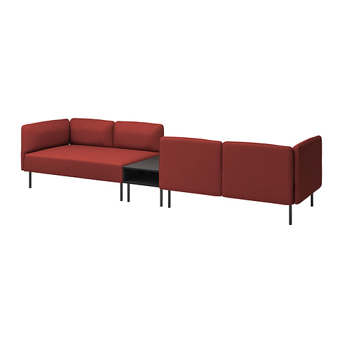 LILLEHEM 4-seat modular sofa with side table