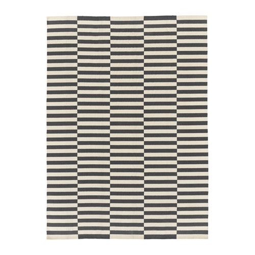 STOCKHOLM 2017 - rug, flatwoven, handmade/striped grey, 250x350 cm ...