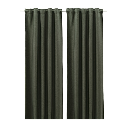 ANNAKAJSA room darkening curtains, 1 pair