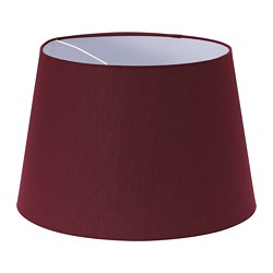 red uplighter floor lamp