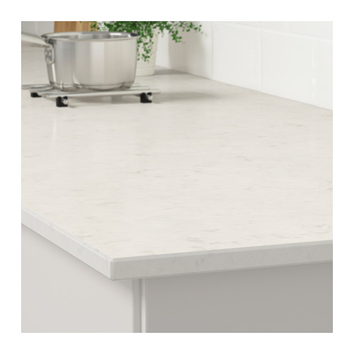 KASKER - custom made worktop, white marble effect/quartz | IKEA Hong ...