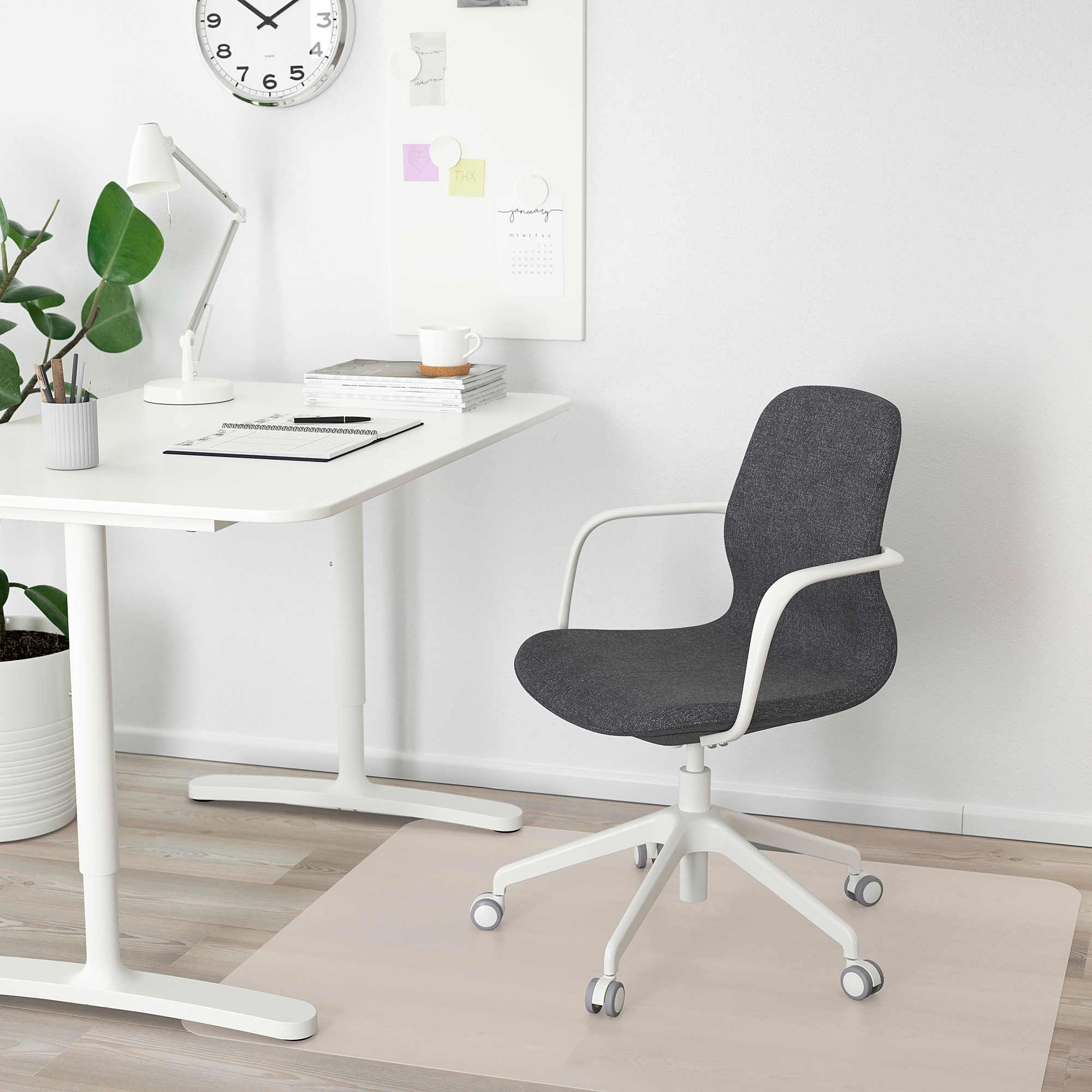 grey desk chair ikea