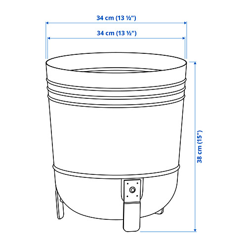 PÄRLRÖNN plant pot