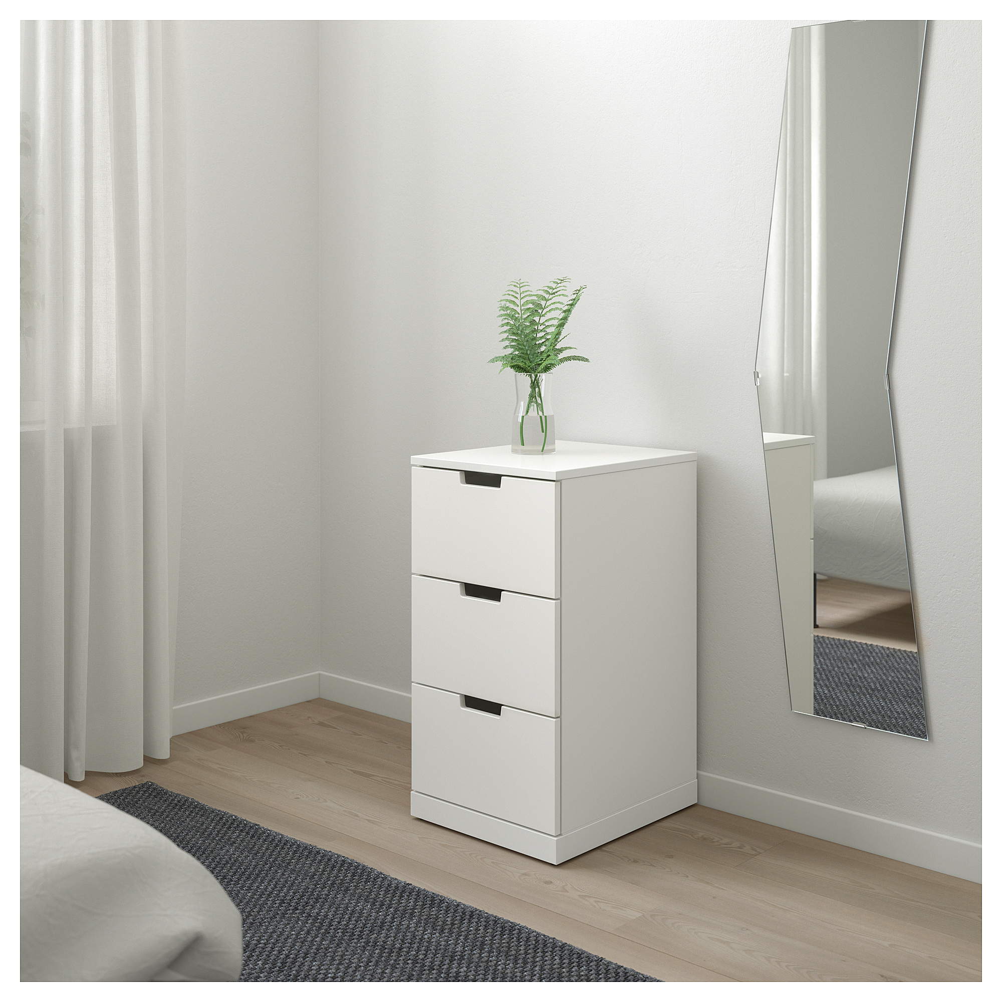 NORDLI - chest of 3 drawers, white | IKEA Hong Kong and Macau