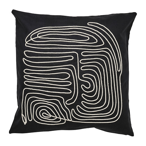 Black and white ikea cheap pillow