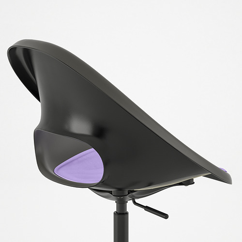 MALSKÄR/ELDBERGET swivel chair + pad