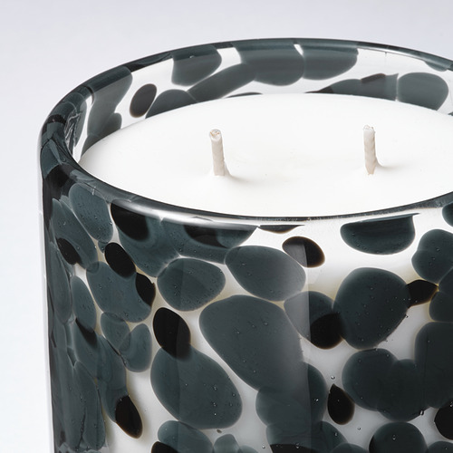 STÖRTSKÖN scented candle in glass, 2 wicks