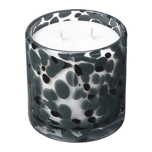 STÖRTSKÖN scented candle in glass, 2 wicks